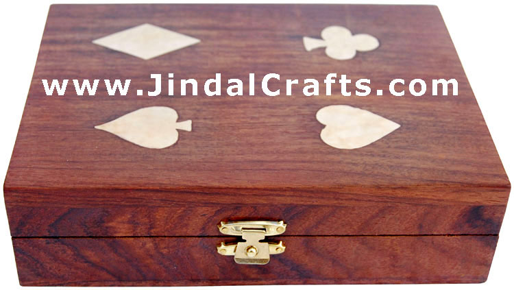 Double Card Box - Indian Traditional Wooden Game