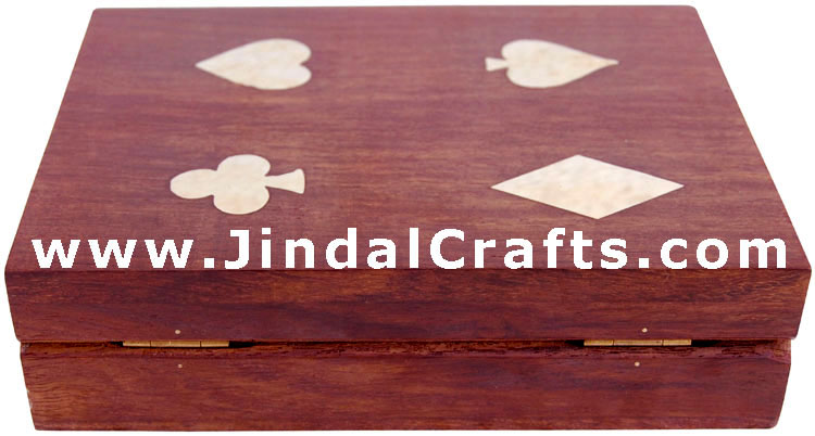 Double Card Box - Indian Traditional Wooden Game