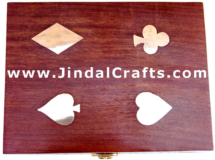 Double Card Box - Indian Traditional Wooden Game