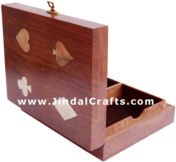 Double Card Box - Indian Traditional Wooden Game