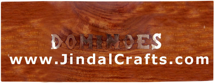 Double Six Dominos Set Indian Traditional Wooden Games