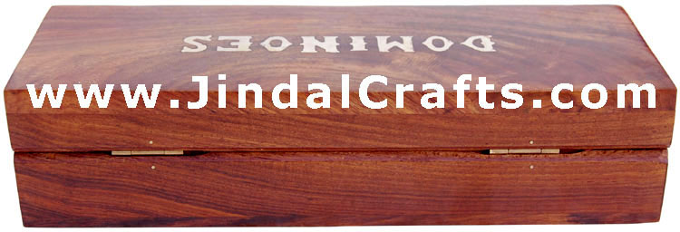 Double Six Dominos Set Indian Traditional Wooden Games