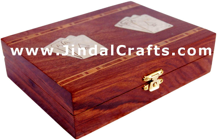 Double Card Box - Indian Traditional Wooden Game