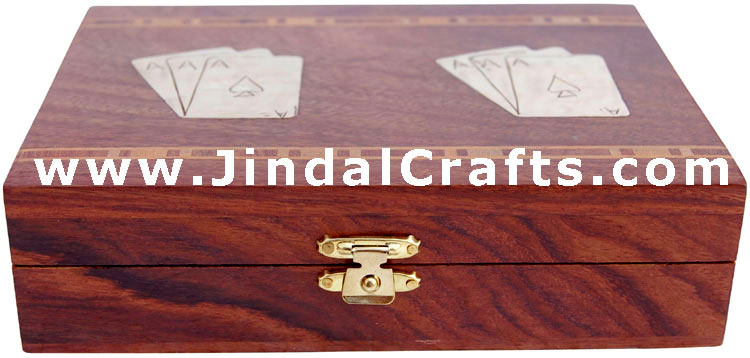 Double Card Box - Indian Traditional Wooden Game