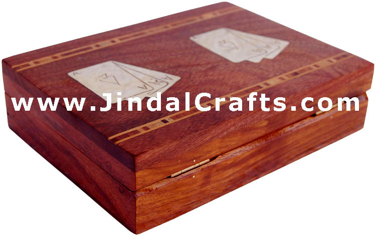 Double Card Box - Indian Traditional Wooden Game