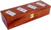 Double Six Domino Box - Indian Traditional Wooden Game