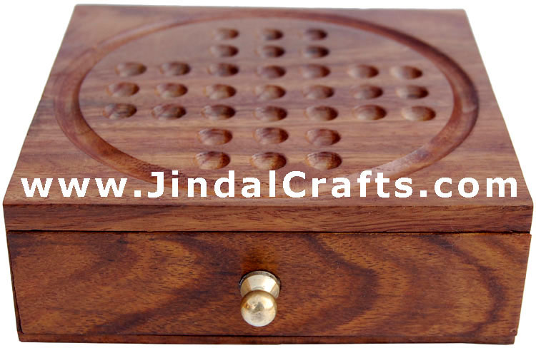 Solitaire Game -  - Indian Traditional Wooden Game