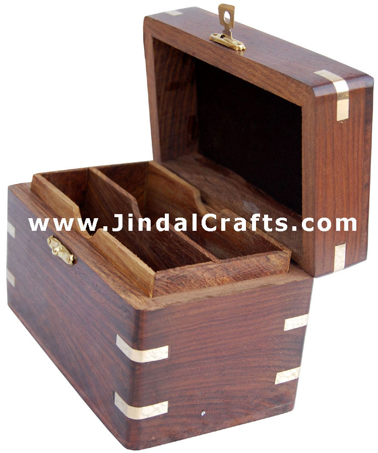 Double Card Box - Indian Traditional Wooden Game