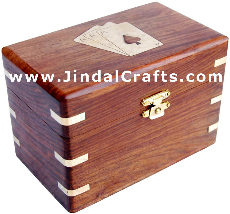 Double Card Box - Indian Traditional Wooden Game