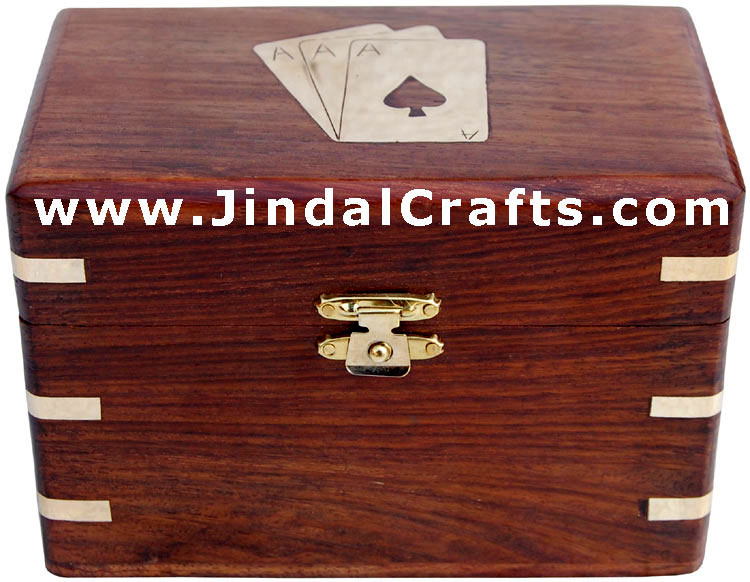 Double Card Box - Indian Traditional Wooden Game