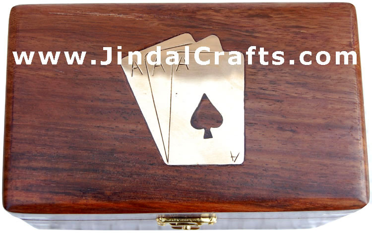 Double Card Box - Indian Traditional Wooden Game