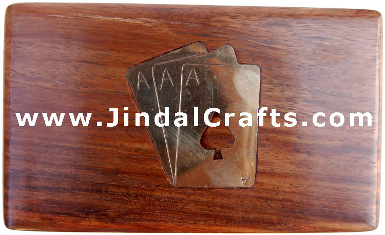 Double Card Box - Indian Traditional Wooden Game