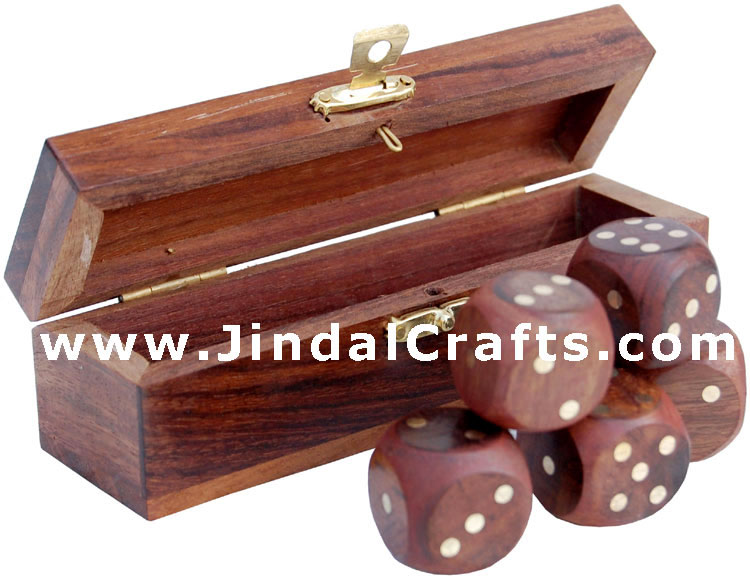 Dice Box - Indian Traditional Wooden Game