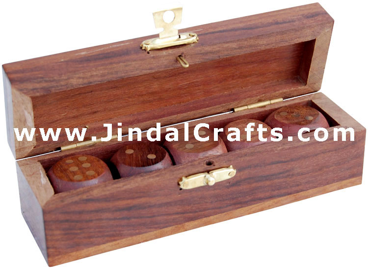 Dice Box - Indian Traditional Wooden Game