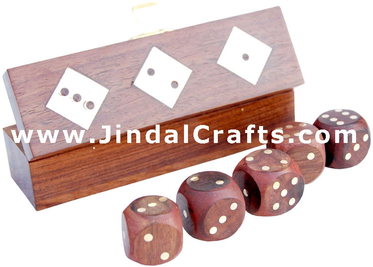 Dice Box - Indian Traditional Wooden Game