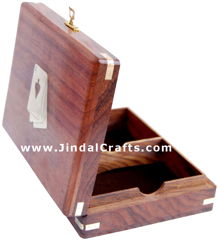 Double Card Box - Indian Traditional Wooden Game