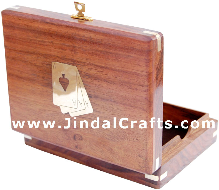 Double Card Box - Indian Traditional Wooden Game