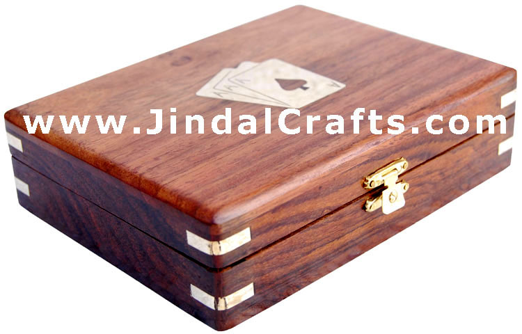 Double Card Box - Indian Traditional Wooden Game