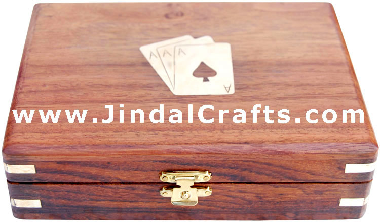 Double Card Box - Indian Traditional Wooden Game