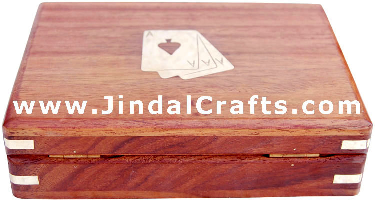 Double Card Box - Indian Traditional Wooden Game