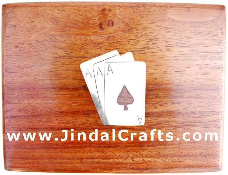 Double Card Box - Indian Traditional Wooden Game