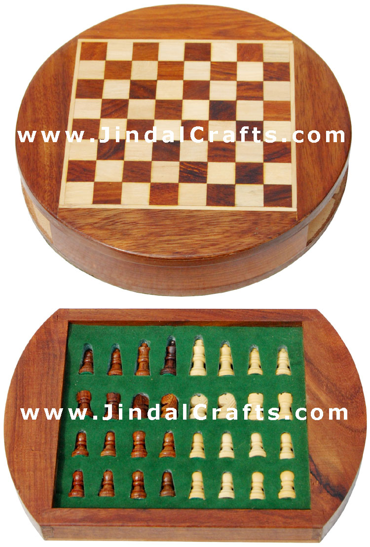 Handmade Magnatic Chess - Traditional Game Indian Art