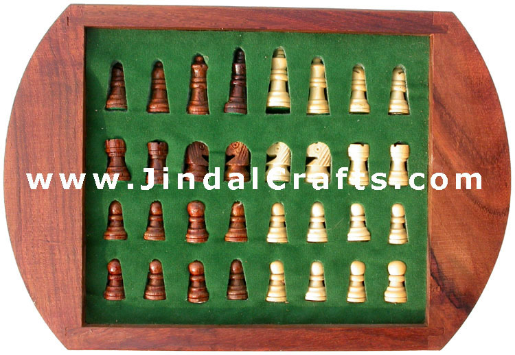 Handmade Magnatic Chess - Traditional Game Indian Art