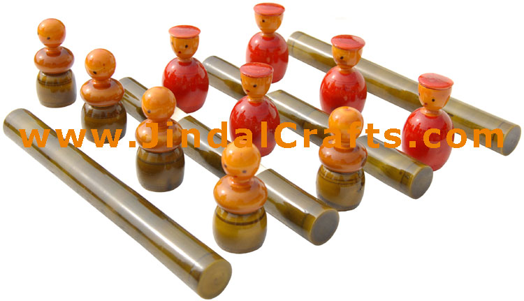 Tic Tac Toe - Handmade Handpainted Wooden Indian Game