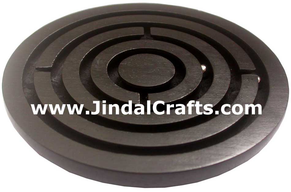 LABYRINTH HANDMADE WOODEN TRADITIONAL LABYRINT GAME TOY INDIA HANDICRAFT LEISURE