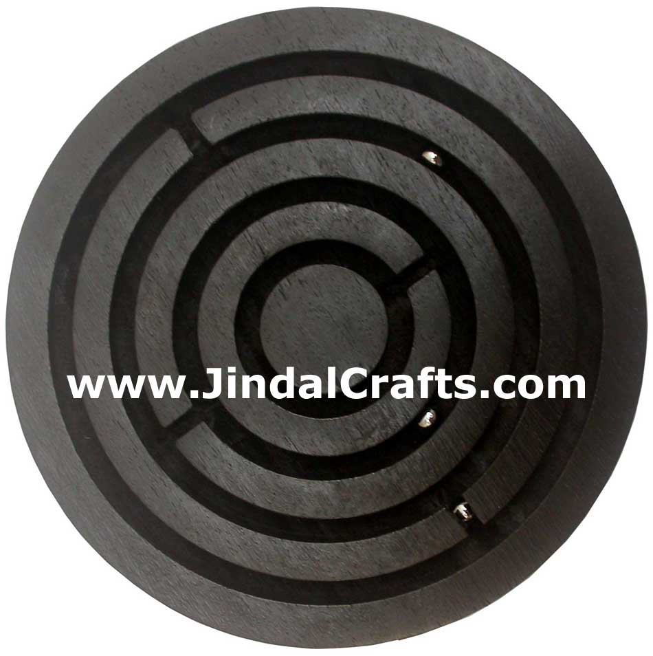 LABYRINTH HANDMADE WOODEN TRADITIONAL LABYRINT GAME TOY INDIA HANDICRAFT LEISURE