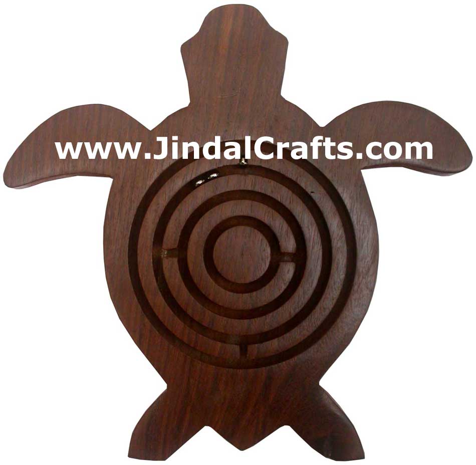 LABYRINTH HANDMADE WOODEN TRADITIONAL LABYRINT GAME TOY INDIA HANDICRAFT LEISURE