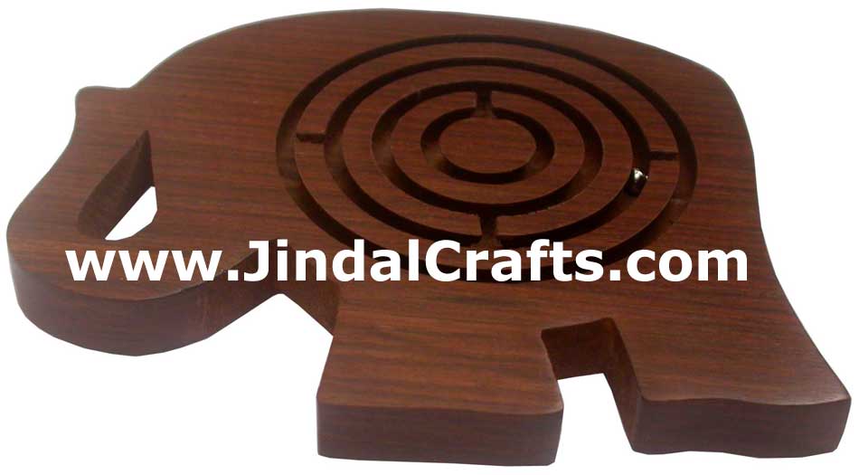 LABYRINTH HANDMADE WOODEN TRADITIONAL LABYRINT GAME TOY INDIA HANDICRAFT LEISURE