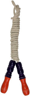 Lacquered Polished Wooden Skipping Rope