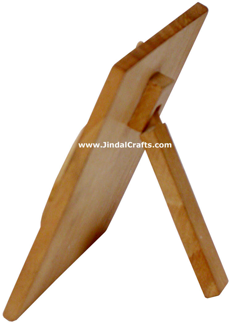 OM Hand Carved Hindu Religious Wooden Symbol from India